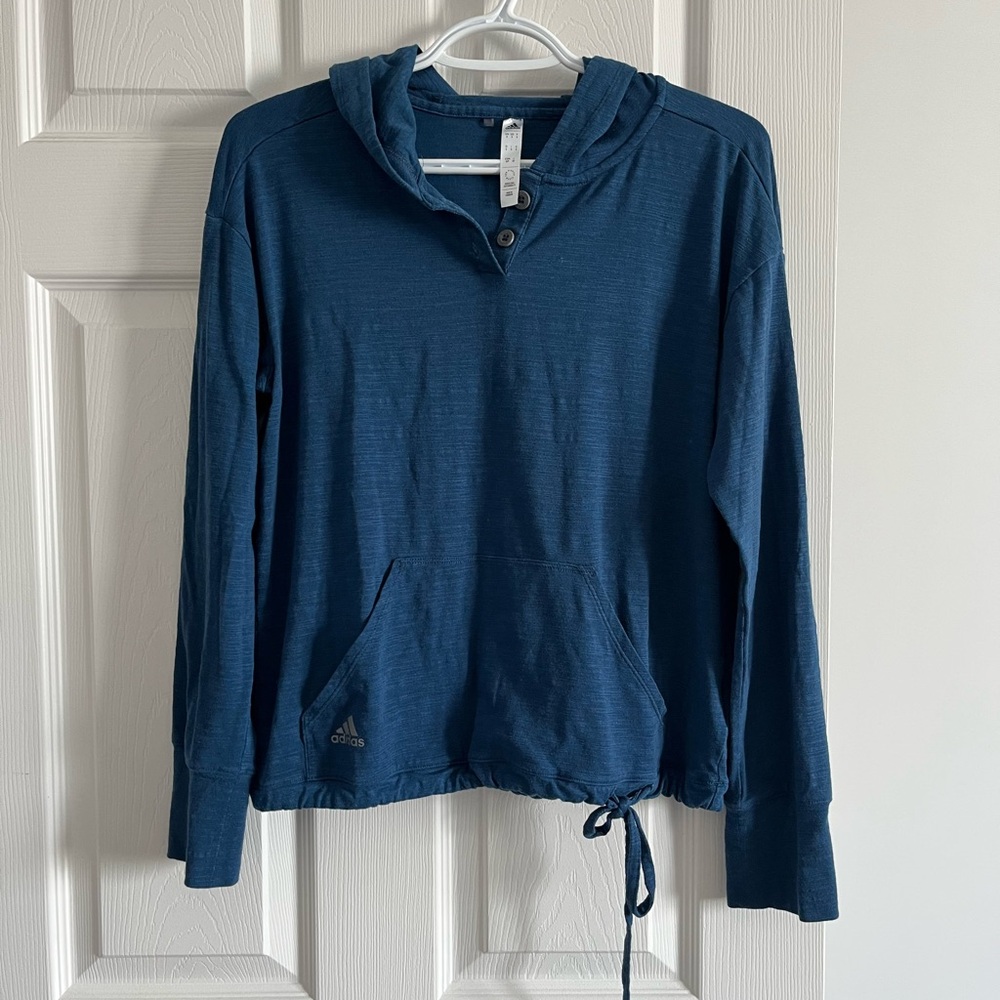 Adidas Hoodie with Drawstring Hem